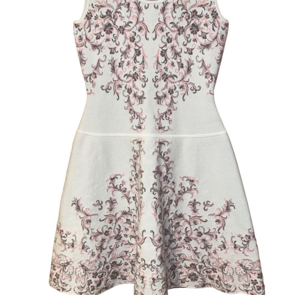 NWT BCBG Max Azaria Wilma Multi Stitch A-Line Dress, sz M